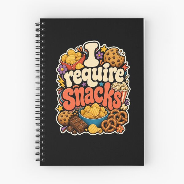 Item preview, I Require Snacks! Retro Foodie Munchies Craving designed and sold by snowry.