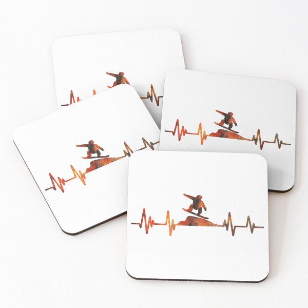 Item preview, Heartbeat Snowboarding  designed and sold by Tonysmint.