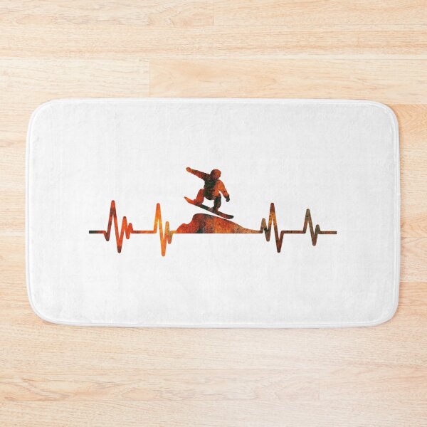Item preview, Heartbeat Snowboarding  designed and sold by Tonysmint.