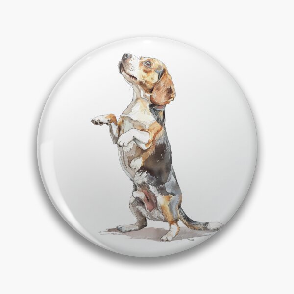 Item preview, Beagle Dog | Cute Puppy Aesthetic Art designed and sold by Mandayartstudio.
