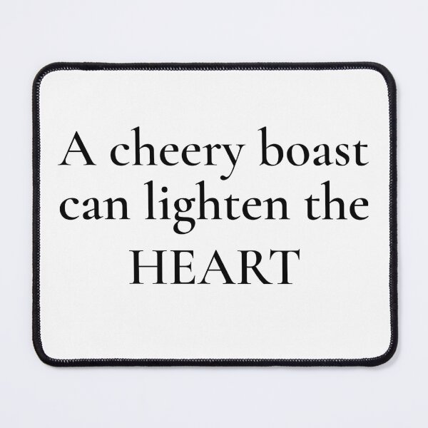 Item preview, Cheery Boast designed and sold by The WordCatcher Street.