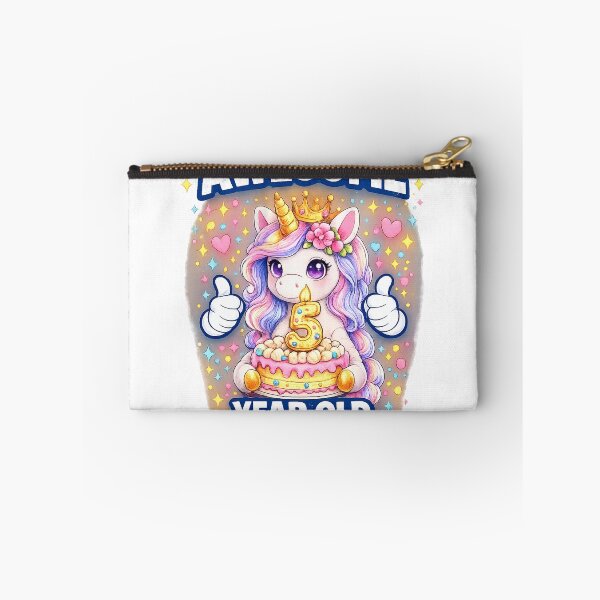 Item preview, Cute Birthday Girl Unicorn 5 Year Old Looks Like designed and sold by QuiteOrbit.