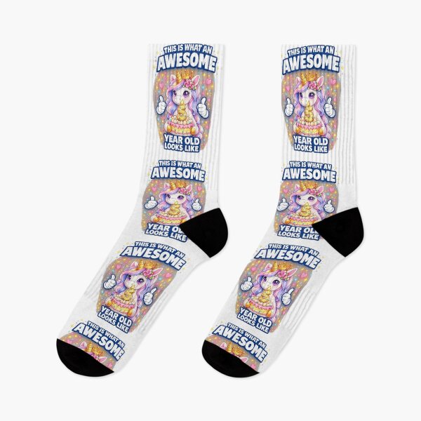 Item preview, Cute Birthday Girl Unicorn 5 Year Old Looks Like designed and sold by QuiteOrbit.