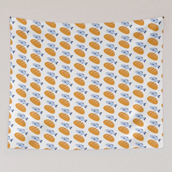 Item preview, Loaves and Fishes - Subtle Christian Art designed and sold by LittleLambGifts.