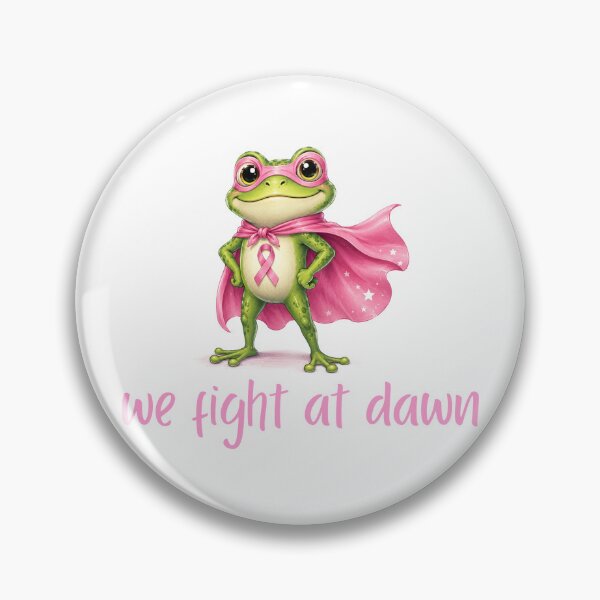 Item preview, Breast Cancer Awareness with Superhero Frog designed and sold by Giddy Bear Gifts.