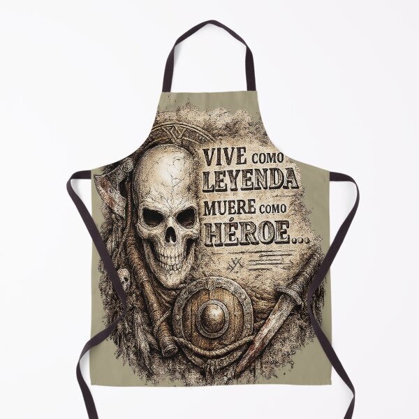 Item preview, Vive como una leyenda, muere como un héroe | Diseño «Viking Skull Warrior» designed and sold by Alchemy Forge.