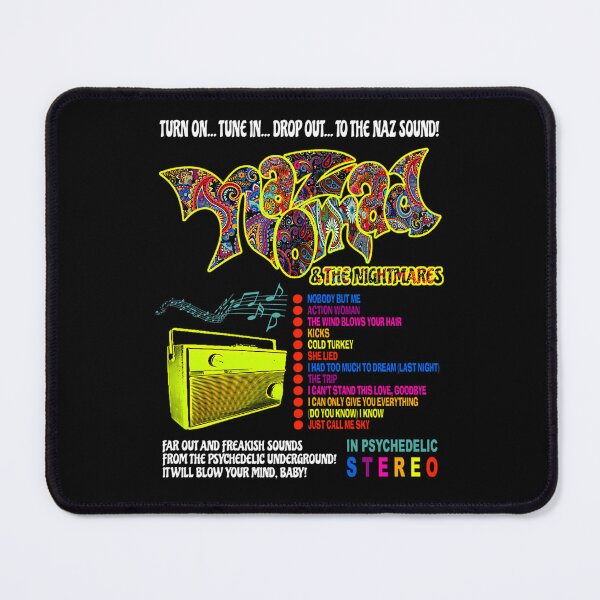 Item preview, Psychedelic Paisley Text and Yellow Transistor Radio designed and sold by Podpng.