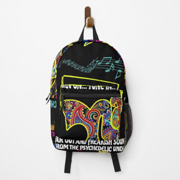 Item preview, Psychedelic Paisley Text and Yellow Transistor Radio designed and sold by Podpng.