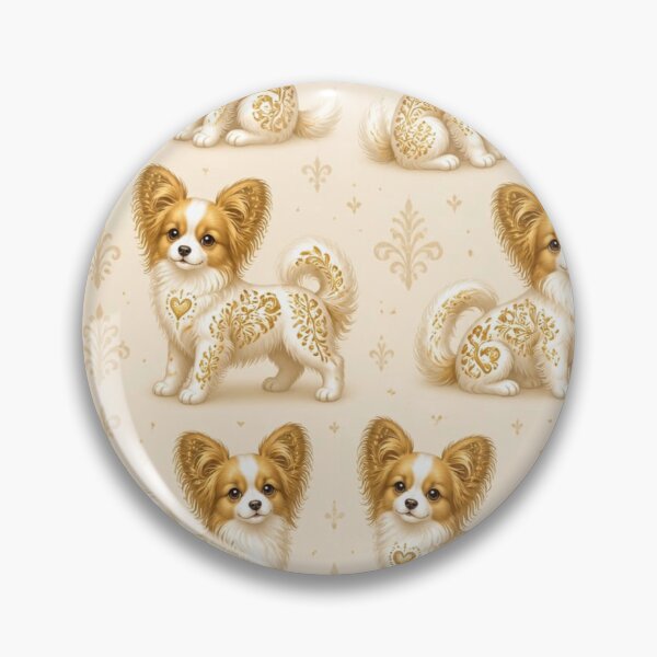Item preview, Adorable Golden Papillion Dog designed and sold by Wags & Tails.