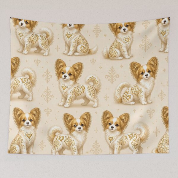 Item preview, Adorable Golden Papillion Dog designed and sold by Wags & Tails.