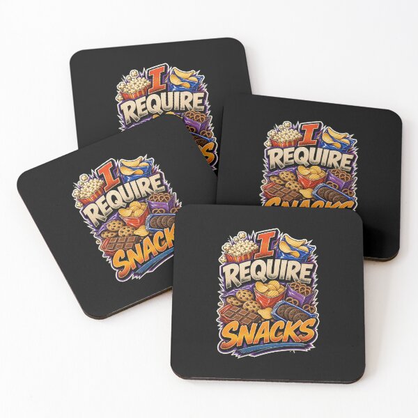 Item preview, I REQUIRE SNACKS Popcorn Chips Cookies Pretzels designed and sold by snowry.