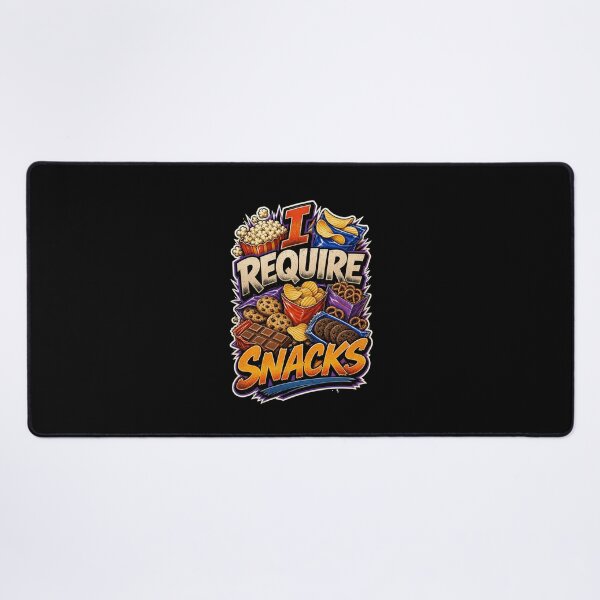 Item preview, I REQUIRE SNACKS Popcorn Chips Cookies Pretzels designed and sold by snowry.