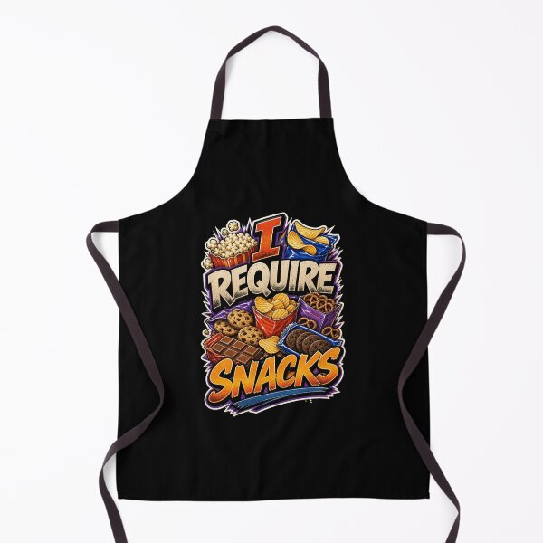 Item preview, I REQUIRE SNACKS Popcorn Chips Cookies Pretzels designed and sold by snowry.