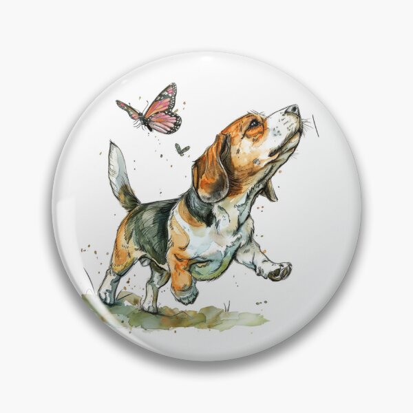 Item preview, Beagle Dog | Cute Puppy Aesthetic Art designed and sold by Mandayartstudio.
