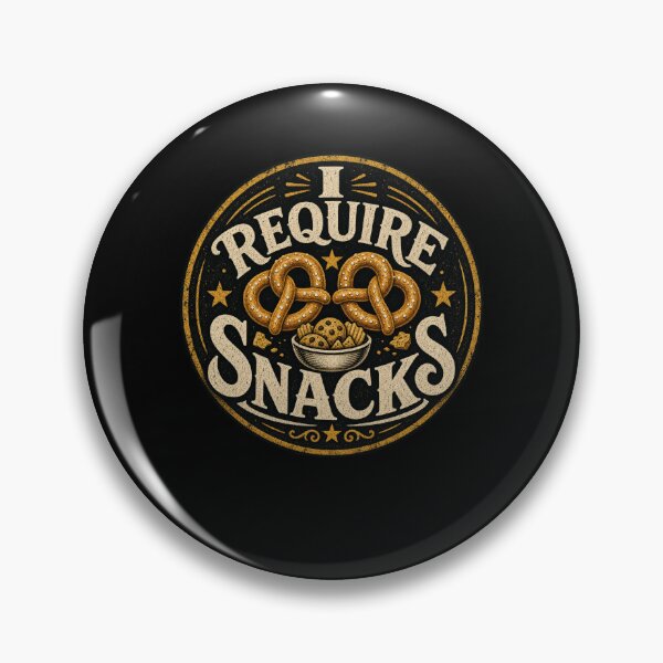 Item preview, I Require Snacks Funny Food Lover Design designed and sold by snowry.