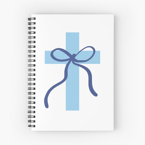 Item preview, Blue Cross with Bow designed and sold by LittleLambGifts.