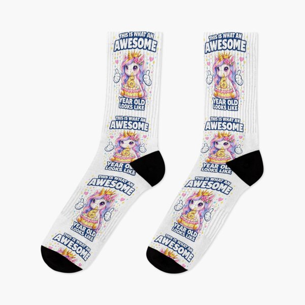 Item preview, Cute Birthday Girl Unicorn 6 Year Old Looks Like  designed and sold by QuiteOrbit.