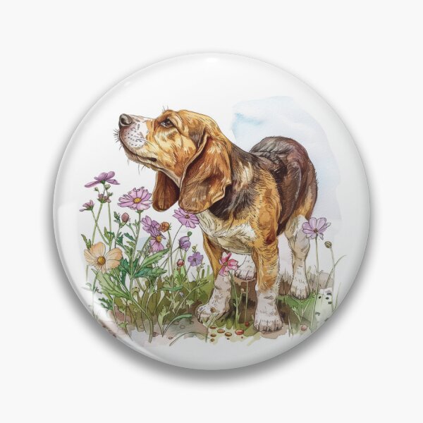 Item preview, Beagle Dog | Cute Puppy Aesthetic Art designed and sold by Mandayartstudio.