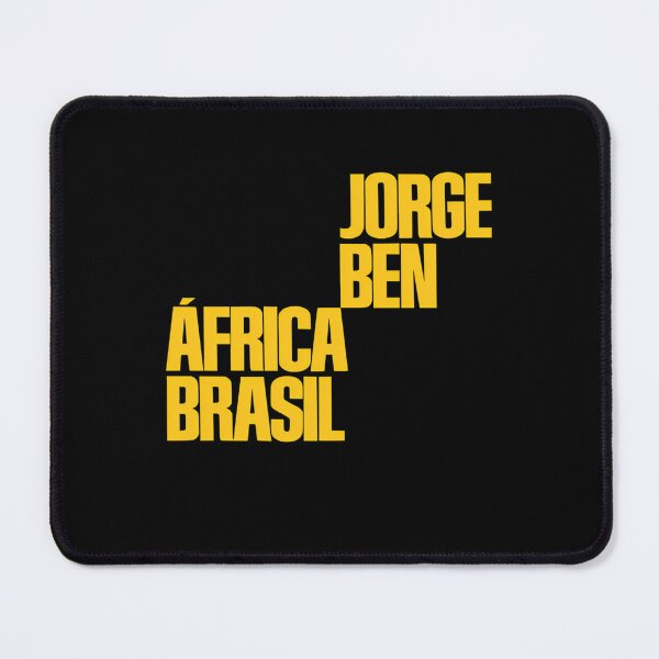 Item preview, Jorge Ben Jor Africa Brasil Yellow Typography designed and sold by KaoKtshirt.