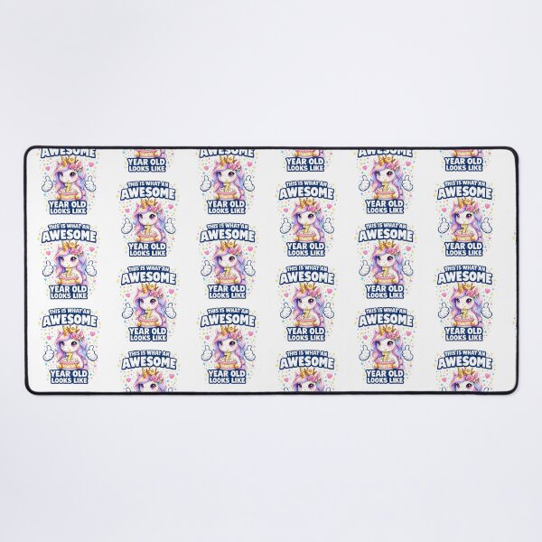 Item preview, Cute Birthday Girl Unicorn 7 Year Old Looks Like designed and sold by QuiteOrbit.
