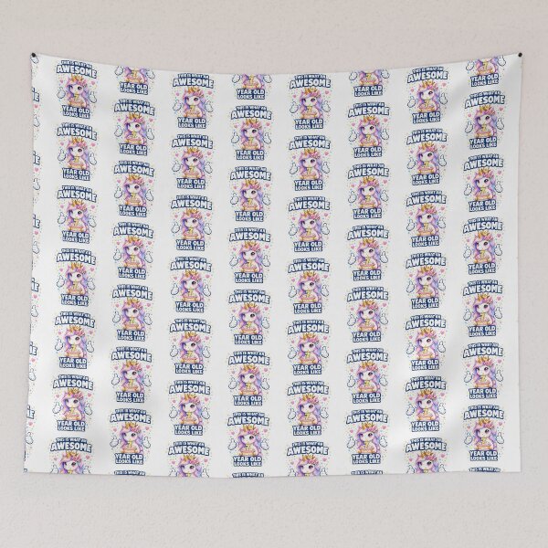 Item preview, Cute Birthday Girl Unicorn 7 Year Old Looks Like designed and sold by QuiteOrbit.