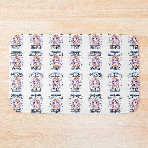 Item preview, Cute Birthday Girl Unicorn 8 Year Old Looks Like designed and sold by QuiteOrbit.