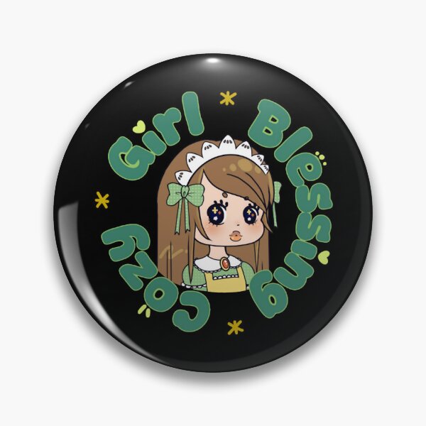 Item preview, Cozy Girl Blessing Cute Chibi Maid Cafe Apron Design designed and sold by Krampusrobot.