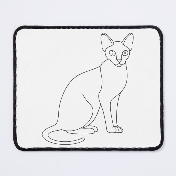 Item preview, Sphynx Cat Elegant Line Art Gift designed and sold by OneLine Studio.