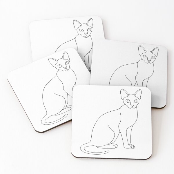 Item preview, Sphynx Cat Elegant Line Art Gift designed and sold by OneLine Studio.