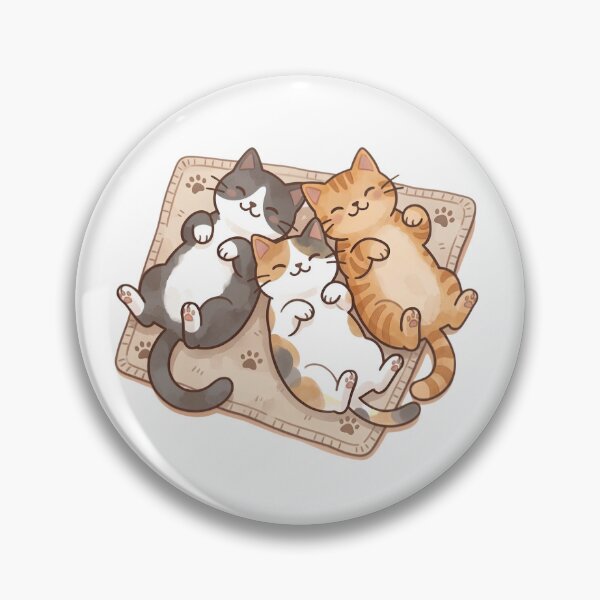 Item preview, cute cats cuddle on a cozy mat designed and sold by temptedd.