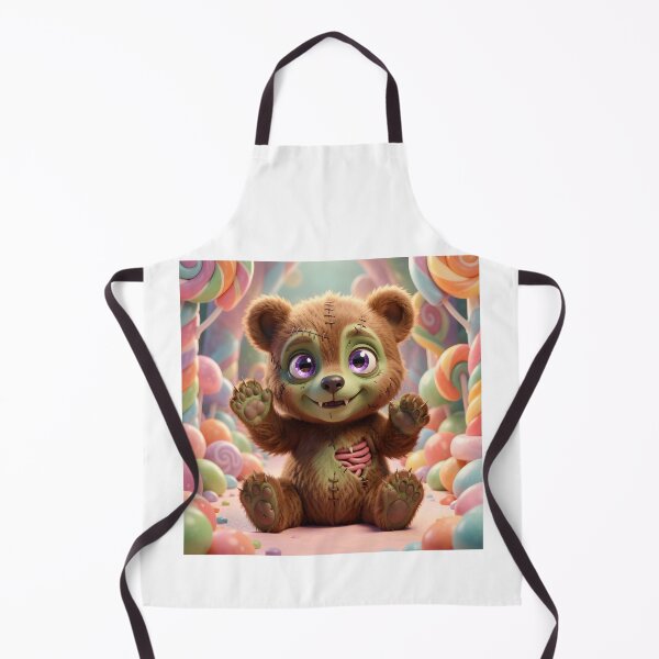 Item preview, Cute Baby Zombie Bear Cub - Zombie Zoo Kawaii Undead Bear designed and sold by ZombieZooCuties.