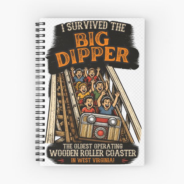 Item preview, I Survived the Big Dipper Roller Coaster T-Shirt designed and sold by DD304.