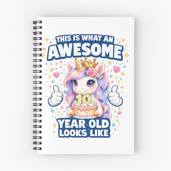 Item preview, Cute Birthday Girl Unicorn 10 Year Old Looks Like  designed and sold by QuiteOrbit.