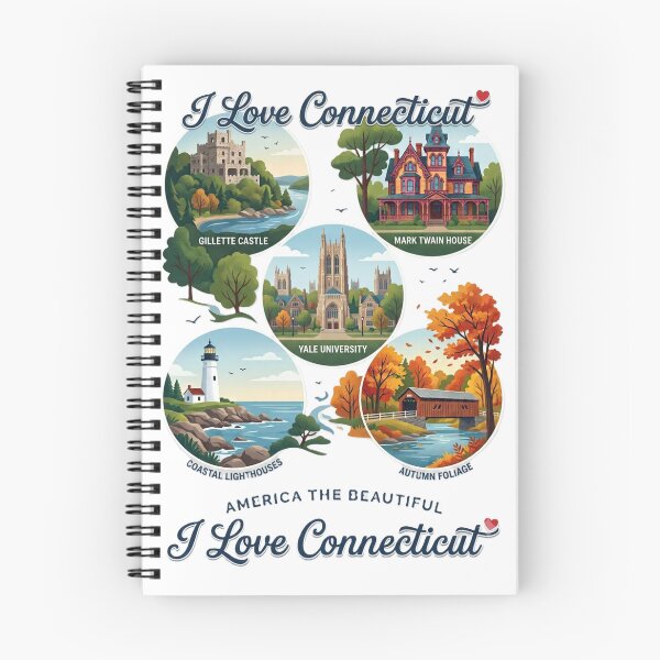 Item preview, I Love Connecticut - America The Beautiful designed and sold by Illumine-World.
