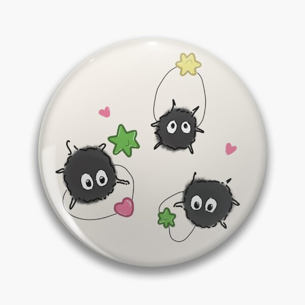 Item preview, Cute Soot Puff with Stars designed and sold by TheCozyBurrow.