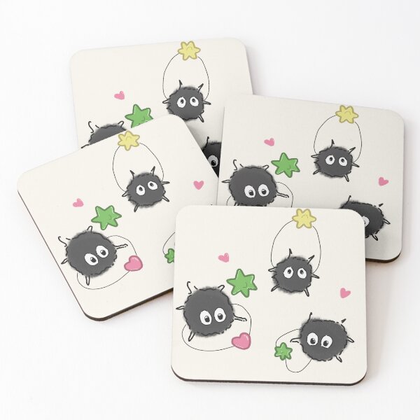 Item preview, Cute Soot Puff with Stars designed and sold by TheCozyBurrow.