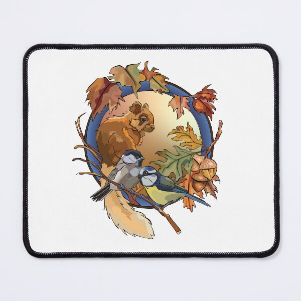 Item preview, Wreath with Squirrel and Two Birds designed and sold by LordOsgood.