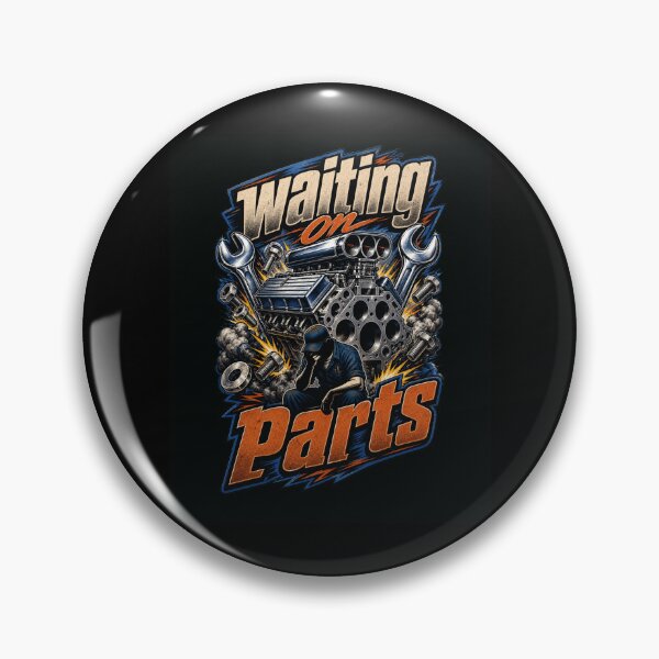Item preview, Waiting on Parts Mechanic Car Engine Auto Repair designed and sold by snowry.