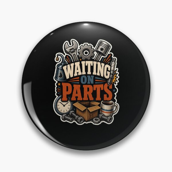 Item preview, Waiting On Parts Auto Mechanic Car Repair Engine designed and sold by snowry.