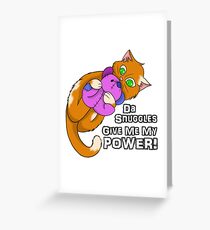 Kitty Power Snuggle Greeting Card