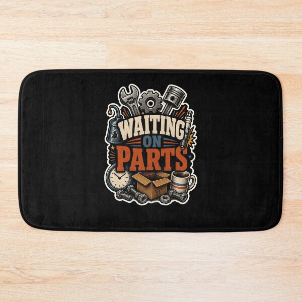 Item preview, Waiting On Parts Auto Mechanic Car Repair Engine designed and sold by snowry.