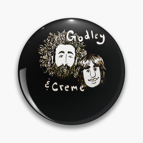 Item preview, Godley And Creme Duo Caricature Portrait designed and sold by SeamlessWord.