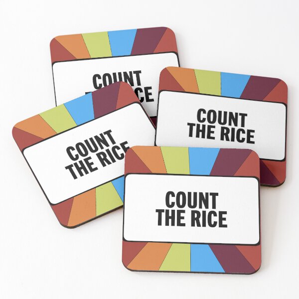 Item preview, Count the Rice Gamechanger graphic designed and sold by DicedTomatoes.