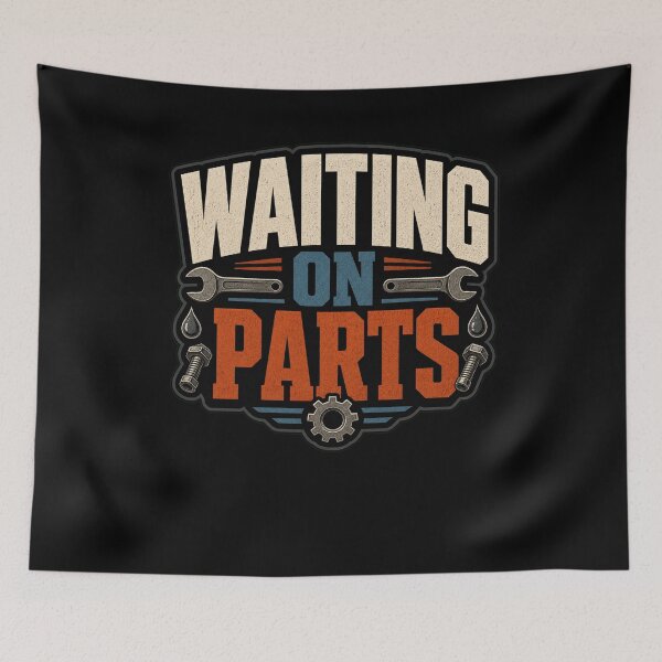 Item preview, Waiting On Parts Mechanic Auto Repair Wrench Gear designed and sold by snowry.
