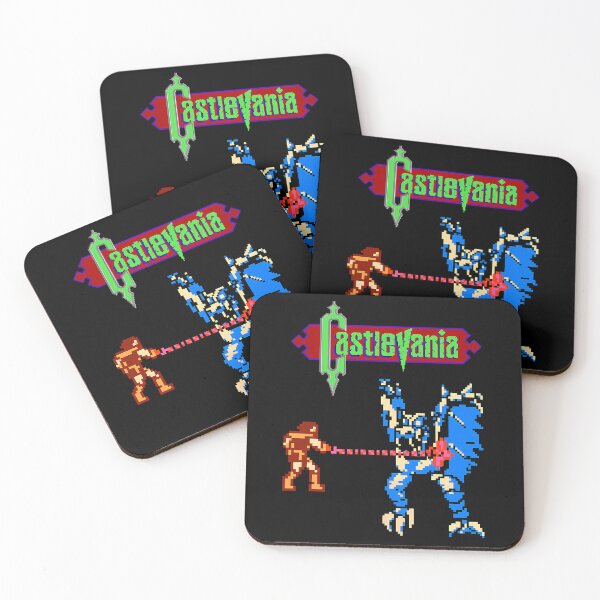 Item preview, Pixelated Knight Whipping Giant Blue Monster designed and sold by ForeverMODA.