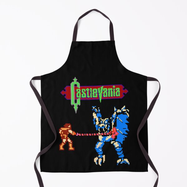 Item preview, Pixelated Knight Whipping Giant Blue Monster designed and sold by ForeverMODA.