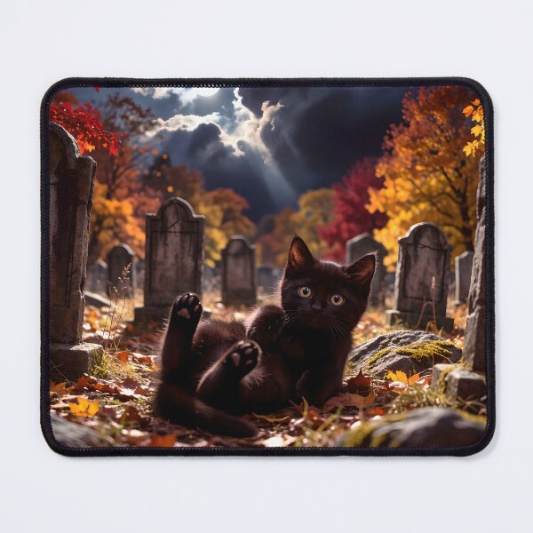 Item preview, Kittens Love Graveyards designed and sold by Lava Tigers Art.