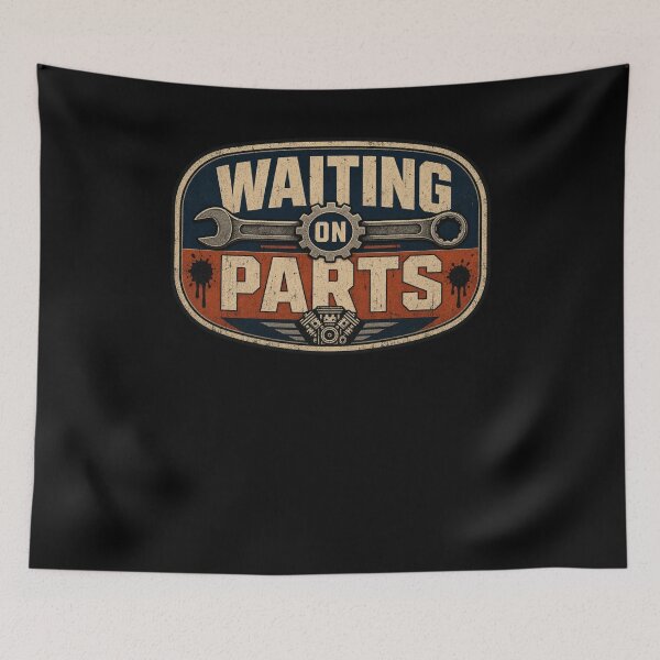 Item preview, Waiting On Parts Mechanic Auto Repair Engine designed and sold by snowry.