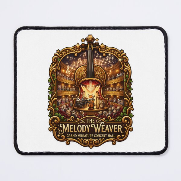 Item preview, The Melody Weaver | Grand Miniature Concert Hall | Woodland Orchestra | Animal Symphony | Classical Music Fantasy | Whimsical Woodland Art designed and sold by MrDev.