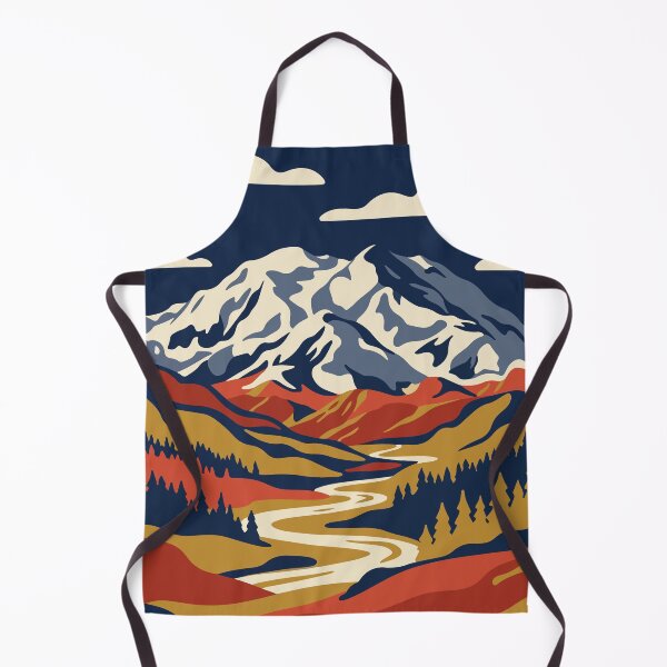 Item preview, Denali National Park USA Travel Vintage designed and sold by RareDeerArt.